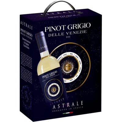 Вино Пино Гриджио делле Венецие. Астрале" белое сухое 12% 2л.