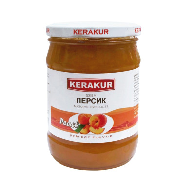 Джем Персик 610гр. KERAKUR (1уп*12шт)