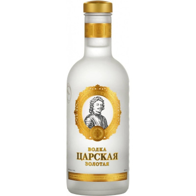 Водка "ЦАРСКАЯ ЗОЛОТАЯ" 40% 0,7л 